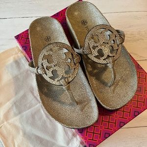 Tory Burch Miller Cloud Sandals Sand